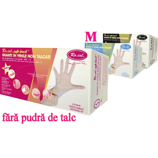 Imagine Manusi vinil fara pudra 100buc M - ROIAL