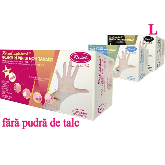 Imagine Manusi vinil fara pudra 100buc L - ROIAL