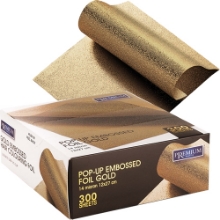 Imagine Folie aluminiu POP-UP Embosata 12x27cm AURIE 300buc - PREMIUM