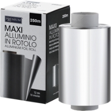Imagine Folie aluminiu vopsit suvite 12cm x 250metri - PREMIUM
