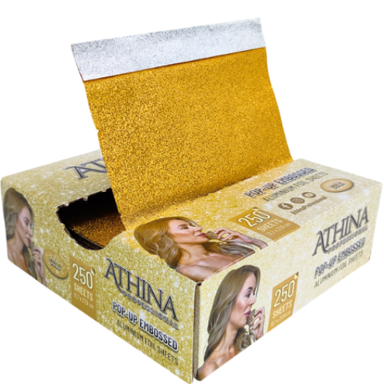 Imagine Folie aluminiu POP-UP Embosata 12,7 x 27,9cm AURIE 250buc - ATHINA