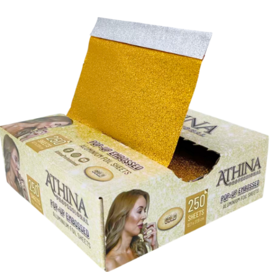 Imagine Folie aluminiu POP-UP Embosata 12,7 x 27,9cm AURIE 250buc - ATHINA