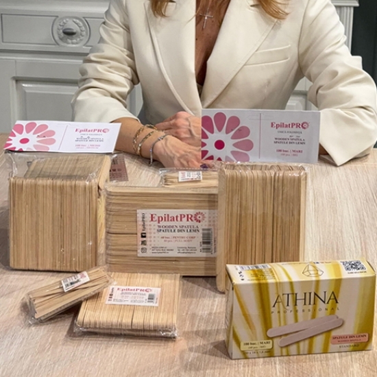 Imagine Spatule lemn Faciale set 50buc - EpilatPRO