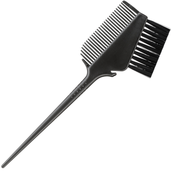 Imagine Pensula profesionala cu pieptene pentru vopsit - Medium Black - PROFESSIONAL