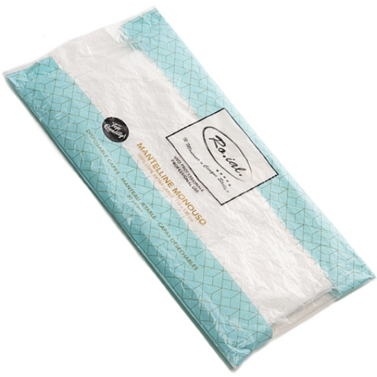 Imagine Pelerine XL protectie vopsit 110 x 130cm, unica folosinta set 20 buc Albe - ROIAL